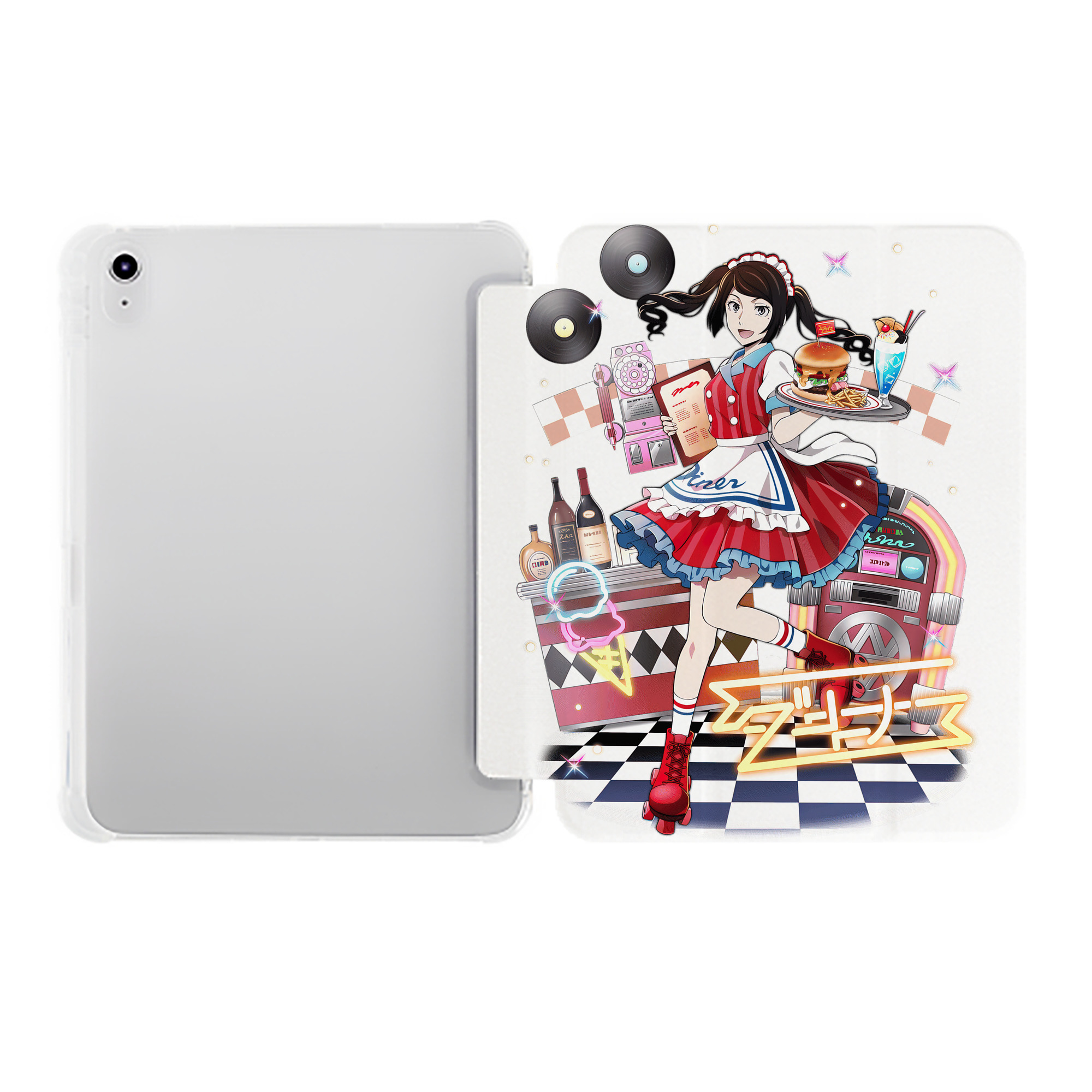 （画像用） 文豪ストレイドッグス Bungo Stray Dogs IPad ケース ペン収納付き 三つ折りスタンド PUレザー×シリコン 対応機種9.5/10.5/10.9インチ